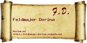 Feldmajer Dorina névjegykártya